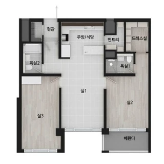 경기 과천시 갈현동 쓰리룸 매물
