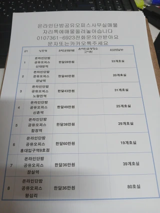 서울 송파구 신천동 사무실 매물